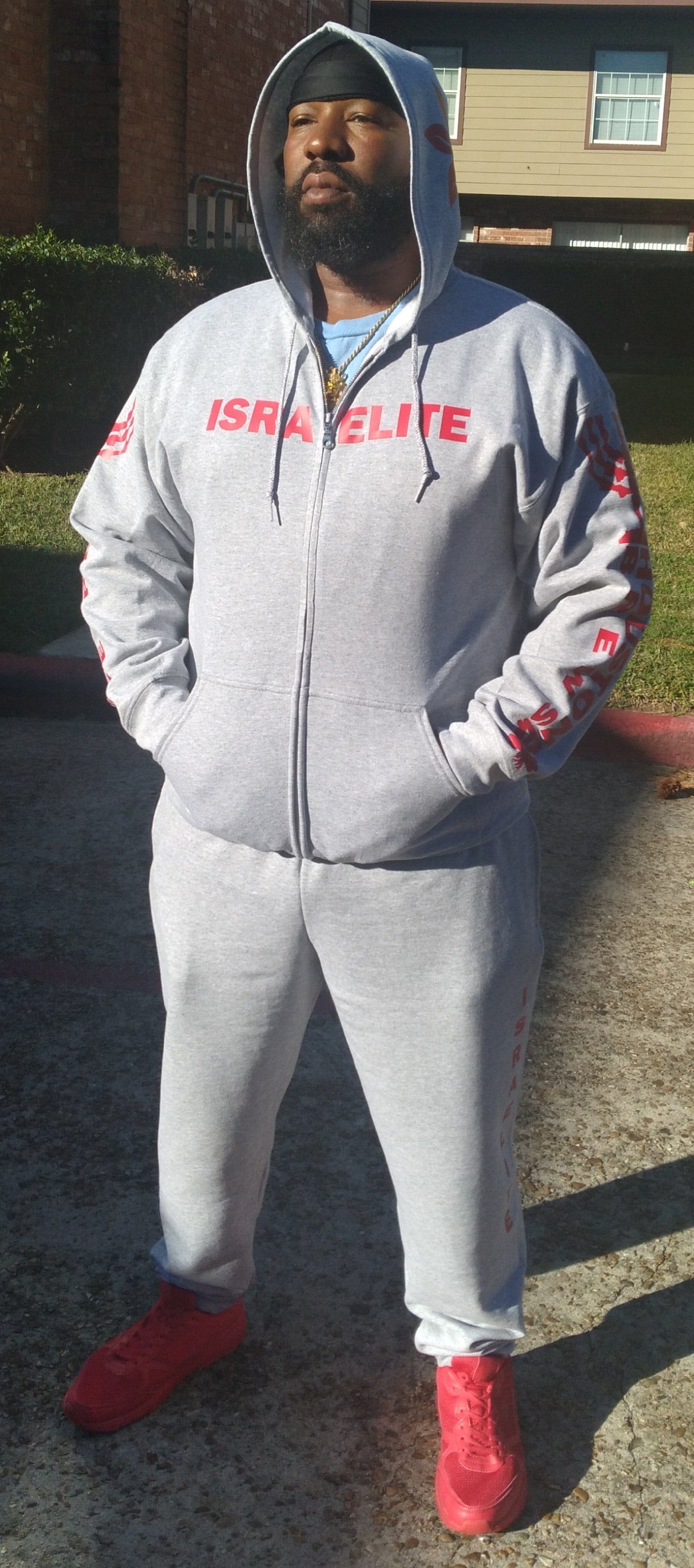 Custom Zip- Up Hoodie and Jogger Sweatpants- Unisex