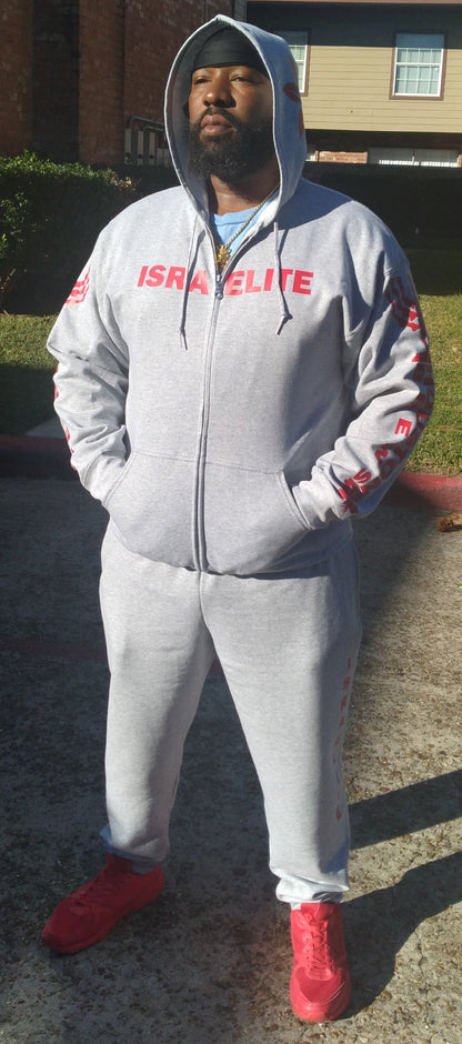 Custom Zip- Up Hoodie and Jogger Sweatpants- Unisex